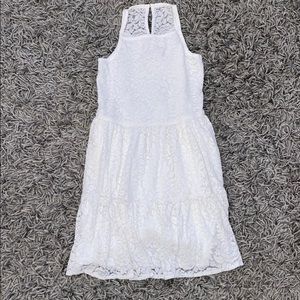 Lace White Dress
